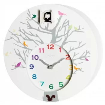 NeXtime kell 2998wi Cuckoo Round, 30x10 cm, sein, valge