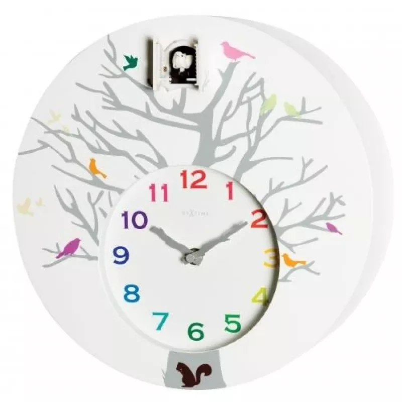 NeXtime kell 2998wi Cuckoo Round, 30x10 cm, sein, valge