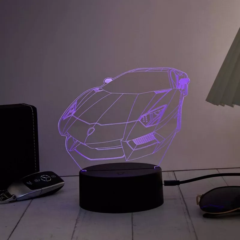 LED-sõiduki RGB 3D-valguskaunistus MANTA SNL120RGB — RGB-lamp autodele ja mootorratastele