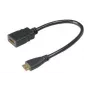 HDMI-kaabel Akasa AK-CBHD10-25BK 0,25 m