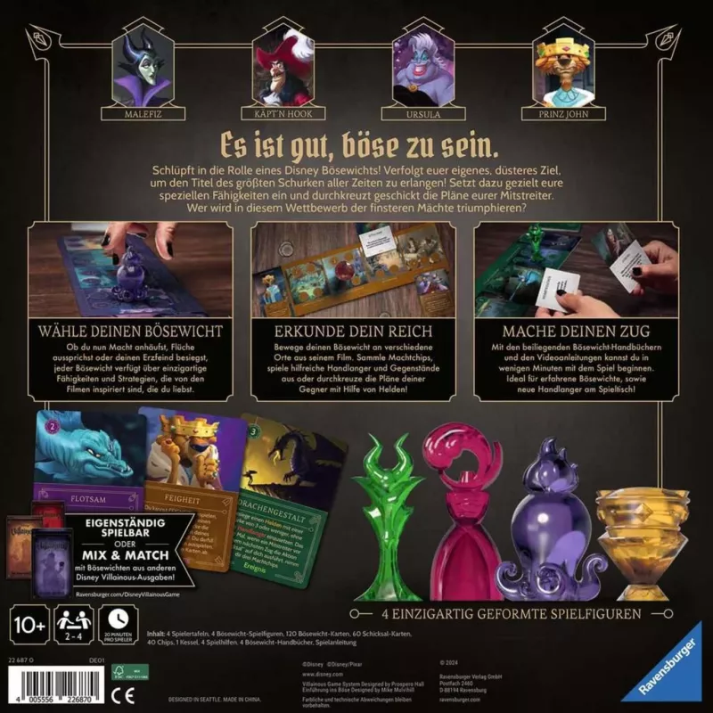 Disney Villainous - Introduction to Evil, lauamäng