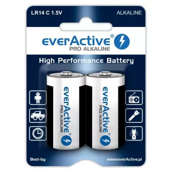 Leelispatareid everActive Pro LR14 C 1,5 V 8000 mAh — 2 tk