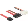 SATA-kaabel DeLOCK 84790 0,5m SATA 13-kontaktiline SATA 7-kontaktiline + Molex