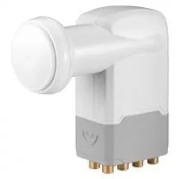 Wentronic Goobay Universal Octo LNB, valge-hall – digitaalne SAT LNB (DVB-S2) 8 abonendile (4K/HDTV/3D vastuvõtt) (67273)