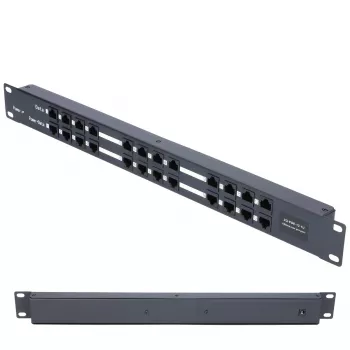 Extralink PoE-sisestaja 12 porti 12x 100 Mb/s RJ45, püstikusse paigaldatav