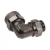Alphacool 1/4 tolli (13/10 mm) musta nikliga kaetud liitmik 62116