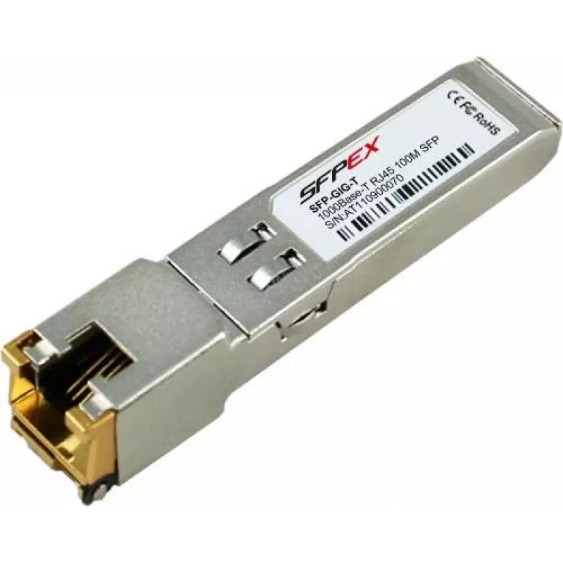 Alcatel-Lucent Alcatel - SFP (Mini-GBIC)-Transceiver-Modul - 1000Base-T - RJ-45 - für OmniSwitch 6855-14, 6855-24, 6855-P14, 6855-U10, 6855-U24 (SFP-G