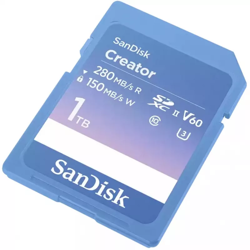 SanDisk Creator SD UHS-II mälukaart, 1TB, sinine, SDSDXEP-1T00-GNCIS