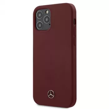 Mercedes MEHCP12MSILRE iPhone 12/12 Pro 6,1 punane/punane kõva ümbris silikoonist