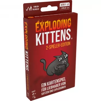 Exploding Kittens - 2 mängijale, kaardimäng