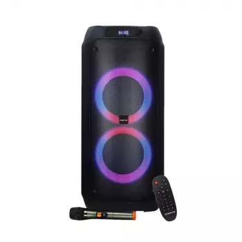 Kaasaskantav kõlar MANTA ATTIS SPK0802 120W, Bluetooth, juhtmega sisend, taaslaetav, FM, LED-tuled