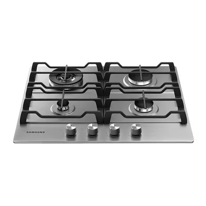 Samsung NA64H3030AS roostevaba teras sisseehitatav 60 cm gaasipliit 4 tsooniga