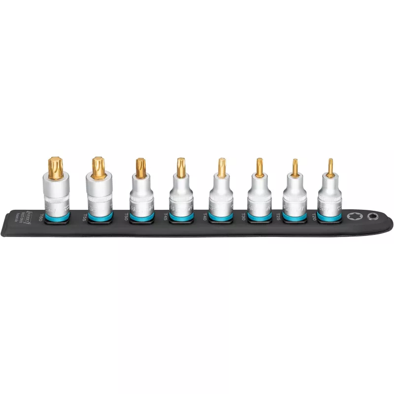 Torx-otsakukomplekt Hazet 992T-SR/8 — 8-osaline lühike Torx T20–T60