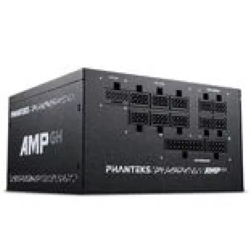 Phanteks AMP GH V2 1200W 80 PLUS Platinum toiteplokk, PCIe 5.1, ATX 3.1 - 1200 W, must (PH-P1200GH_BK02_EU)