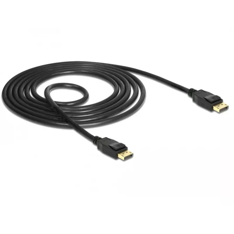 DeLOCK - DisplayPort-kaabel - DisplayPort (M) kuni DisplayPort (M) - 1,5 m - 4K tugi - must (85508)