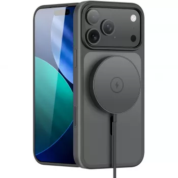 StyleShell INVISIO, telefoni ümbris must, iPhone 17 Pro Max, ühildub MagSafe'iga