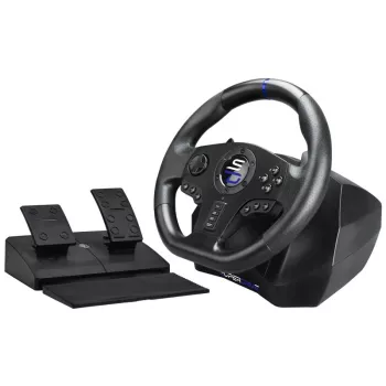 Rool + Pedaalid Subsonic SV750 Must 270° Pöörlemine USB