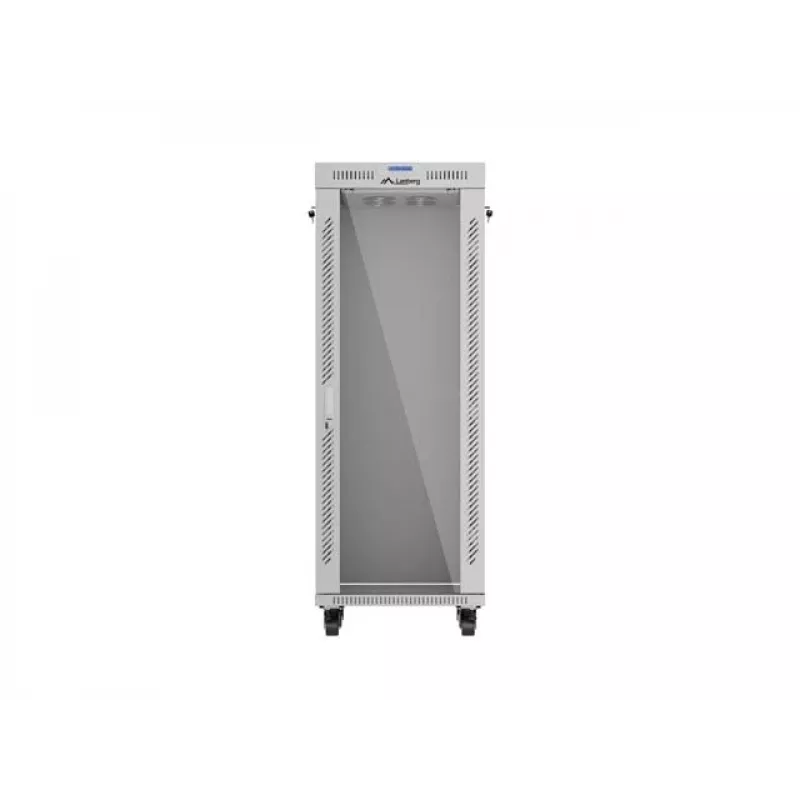 LANBERG 19-tolline 32U seisev rack-kapp 600×600 mm hall perforeeritud uste ja LCD-ga (lame Pack)