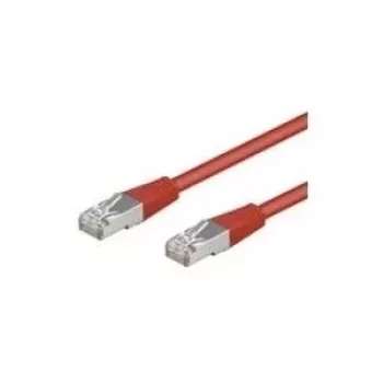 Wentronic Goobay CAT 5e paigalduskaabel, SF/UTP, punane, 0,5 m - CCA vasksegu (68031)