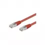 Wentronic Goobay CAT 5e paigalduskaabel, SF/UTP, punane, 0,5 m - CCA vasksegu (68031)