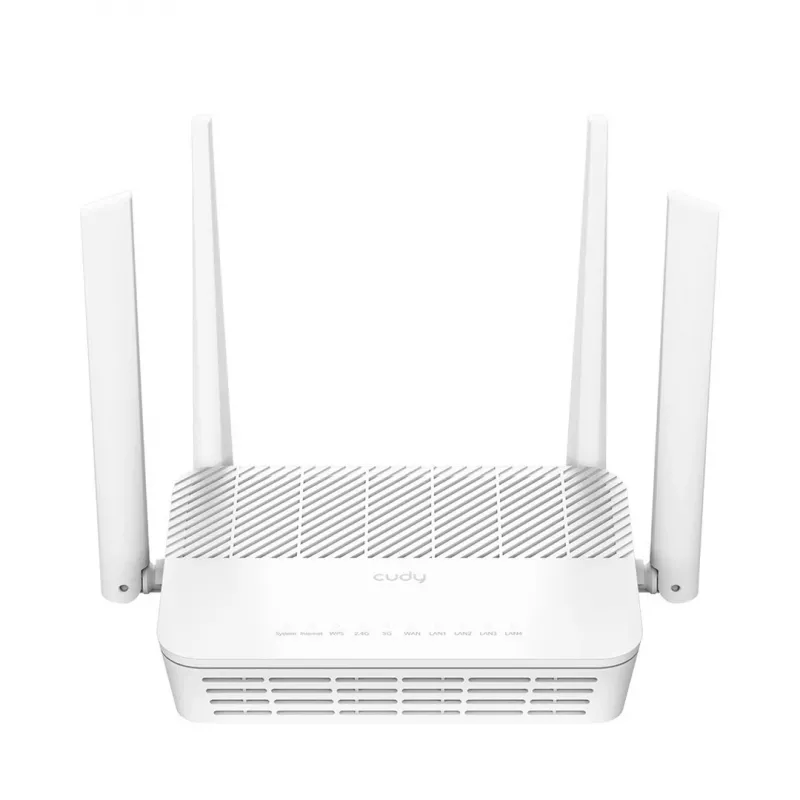 Lauaarvuti Wi‑Fi 6 ruuter Cudy WR3000H — AX3000, kahesageduslik 2.4/5 GHz, 2.5G WAN, Gigabit LAN (4 porti)