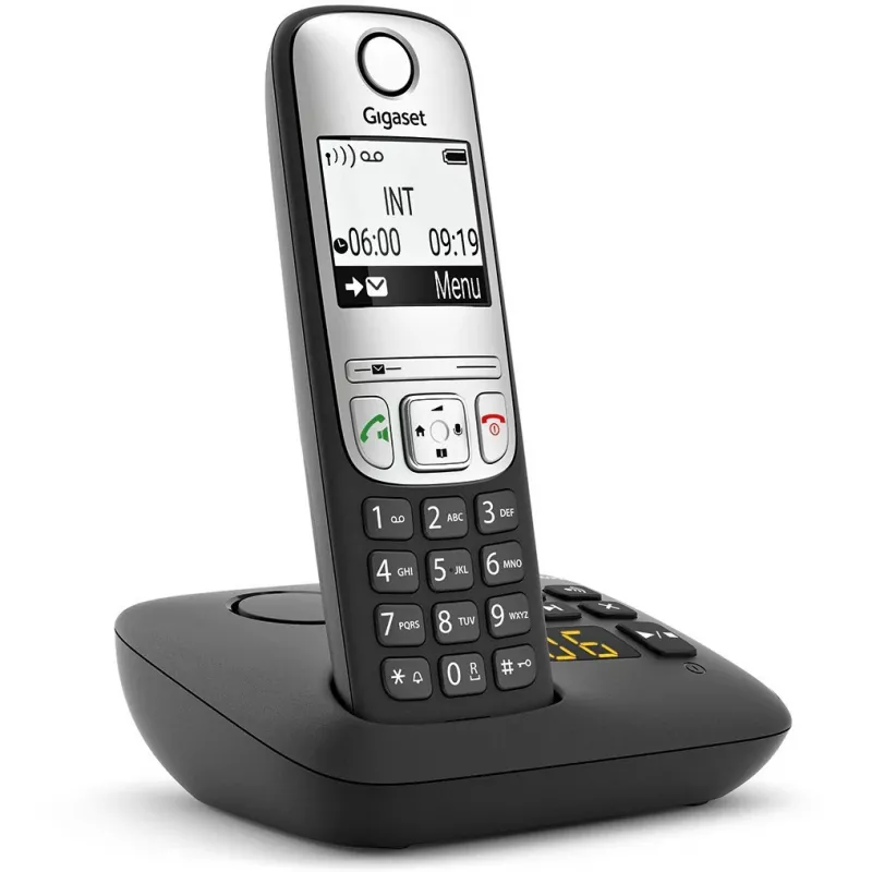 Gigaset A690A - Analoog/DECT telefon - Juhtmeta telefonitoru - Käed-vabad süsteem - 100 kirjet - Must (S30852-H2830-B101)