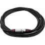 PSSO XLR-kaabel 3-kontaktiline, 10 m, must, Neutrik-pistikud