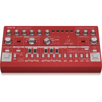 Analoogsüntesaator Behringer TD-3-RD Punane 9V DC