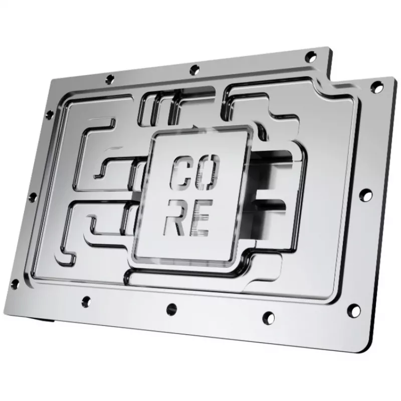 Graafikakaardi veeblokk Alphacool RTX 5080 Phoenix läbipaistev hõbedane tagapaneeliga