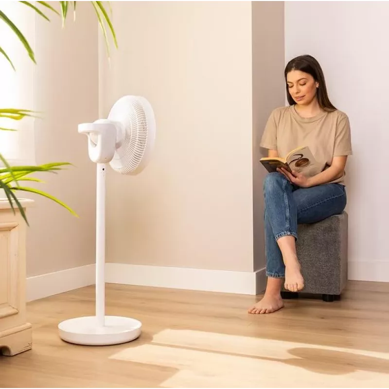 Cecotec EnergySilence 2600 Sunflower Portable akutoitega põrandaventilaator 33 cm, 12 kiirust, võnkumine, 22 W, kaugjuhtimispult