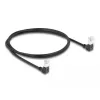 DeLOCK RJ45 võrgukaabel Cat.6A 1m Must