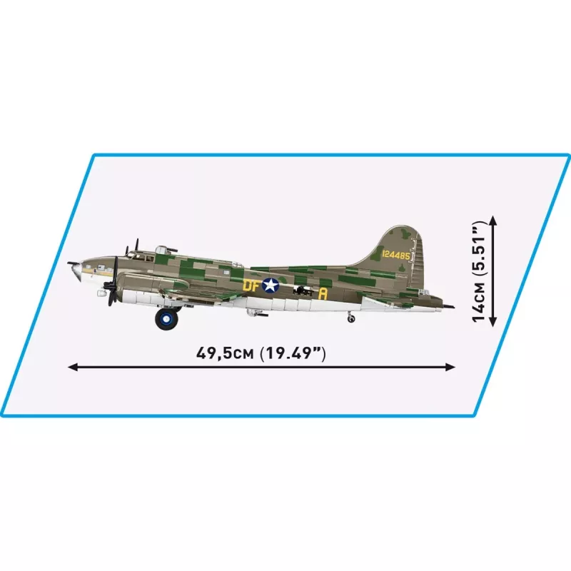 Ehitusmänguasi Cobi Boeing B-17F Flying Fortress Memphis Belle Executive Edition mudelikomplekt