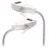 Networking kaabel Ubiquiti UACC-Cable-Patch-EL-C6A-0.3M-W RJ-45 Cat6a 0.3m Läbipaistev valge