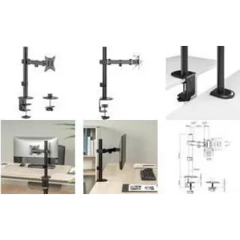 LOGILINK BP0170 Monitori alus 17-32 tolli, käe pikkus 200 mm, teras, must