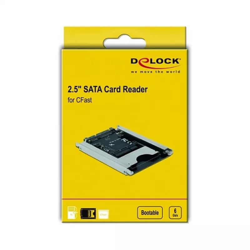 Kaardilugeja DeLOCK 91753 SATA sisemine hall