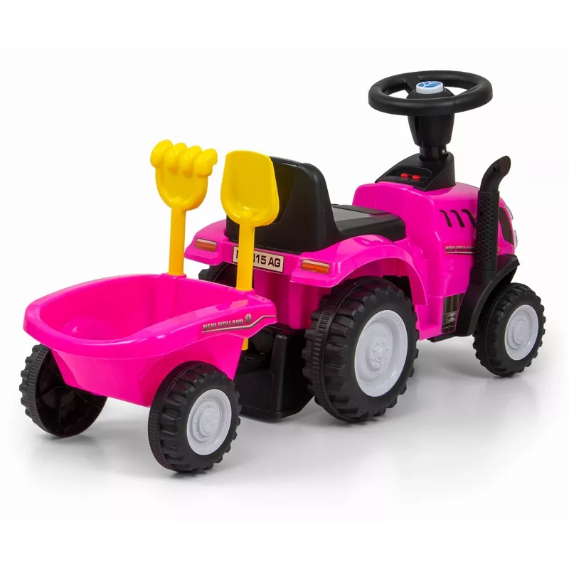 Sõiduriist milly mally T7 traktor (roosa) laste sõiduasi