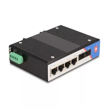 Haldamata kommutaator DeLOCK 88015 Gigabit Ethernet 4 pordiga must