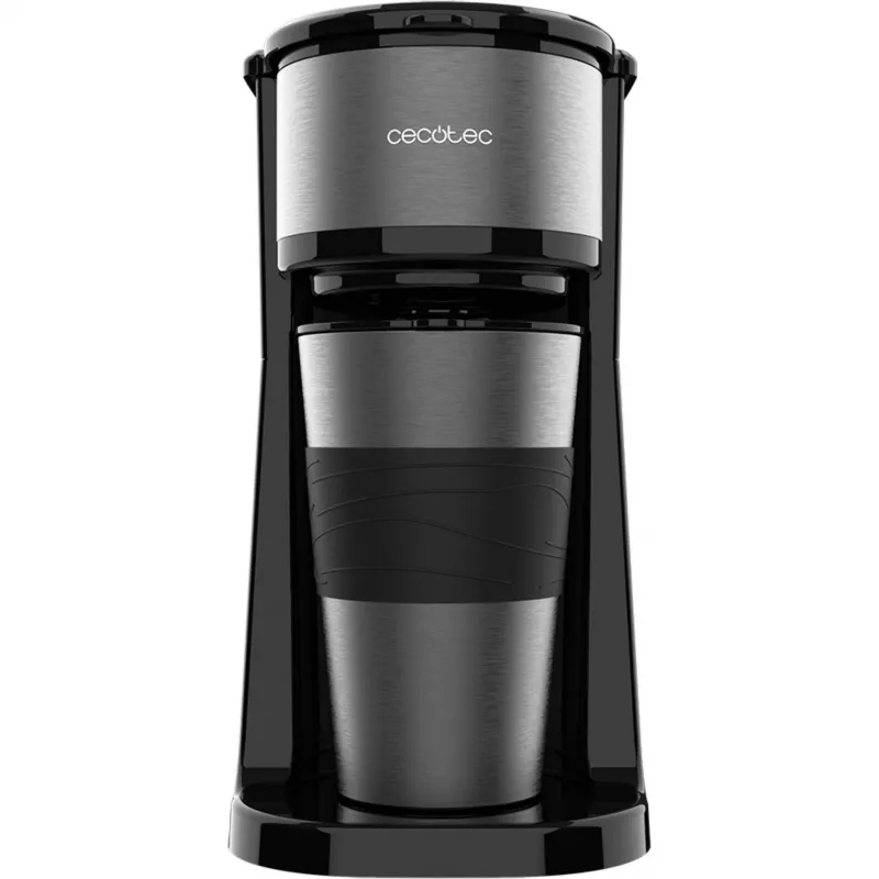 Cecotec Coffee 66 Drop & Go filtrikohvimasin, 700 W, must/roostevaba teras