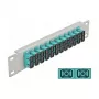 Fiiberoptiline harukarp DeLOCK 10 tolli 12 porti SC Duplex Aqua 1U Hall