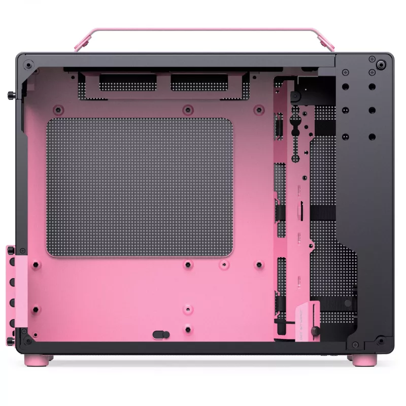 Jonsplus MATX Handle Case Z20 Must-Pink – Mini/Mikro/Flex-ATX korpus kandekäepidemega