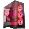 PC-korpus MODECOM Volcano SPACE APEX ARGB Midi Tower, karastatud klaas, USB-C, toetab ATX/microATX/Mini-ITX, GPU kuni 430 mm, CPU jahuti kuni 180 mm