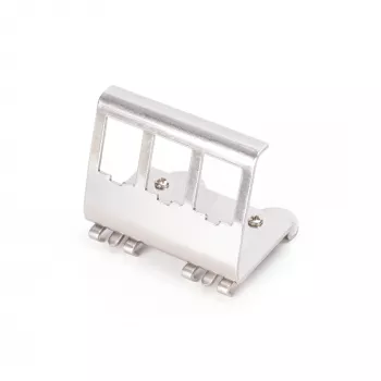 Adapter Digitus AN-25183 3x Keystone moodulile Roostevaba teras