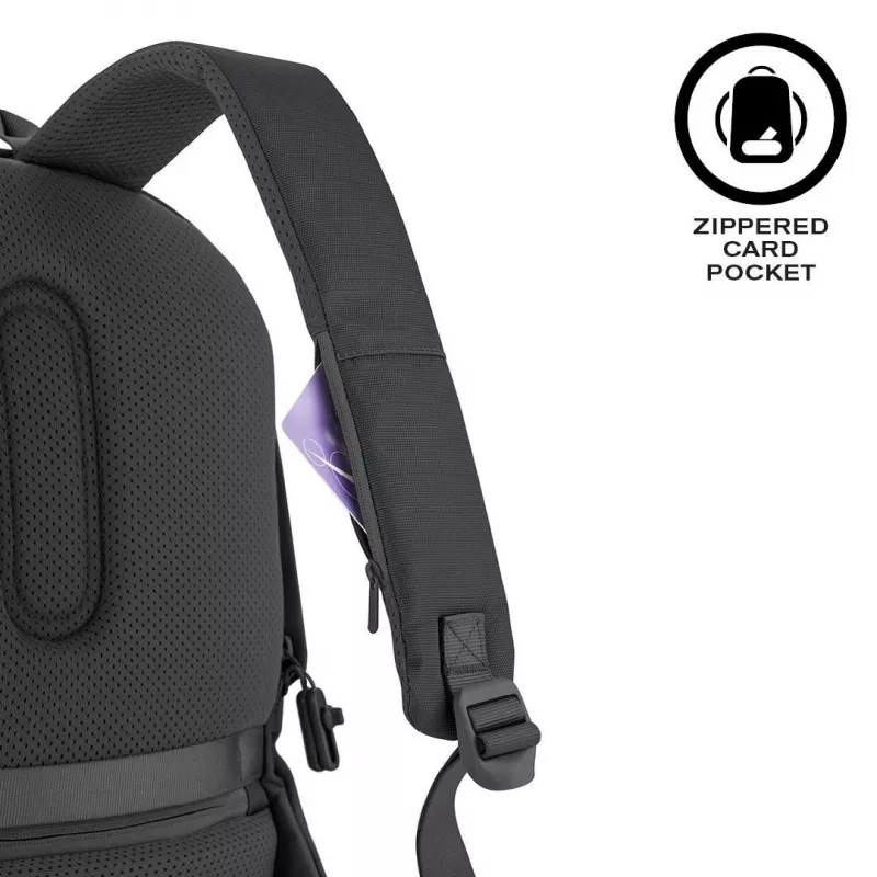 Vaba aja seljakott XDDESIGN Bobby Soft 15,6-tollise sülearvuti sektsiooniga, 16 L, PET, must