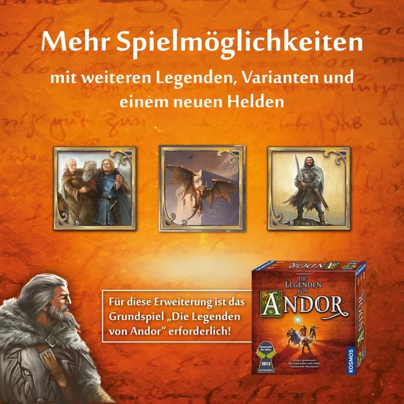Die Legenden of Andor - Die Bonus-Box, lauamängu laiendus