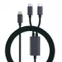 ROLINE - USB-kaabel - 24 kontaktiga USB-C (M) kuni 24 kontaktiga USB-C (M) - USB 2.0 - 1,85 m - USB-toiteallikas (100 W) - Must (11.02.8308)