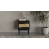 Cama INSERTO Öökapp, 2 tk, 50x40x61.5 cm, must + LED