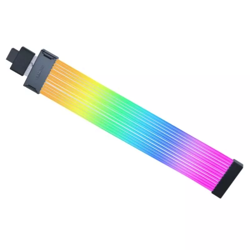 GPU-kaabel Lian Li Strimer Wireless 12V 2x6-pin PW16-121W – juhtmevaba RGB PCIe toitepikendus