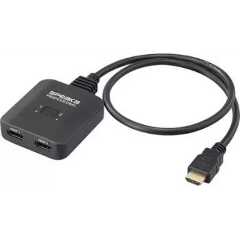SpeaKa Professional SP-HDMIBS-100 2+1 pordiga HDMI-lüliti kahesuunaline 7680 x 4320 (SP-13456272)