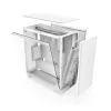 PC Case NZXT H7 Flow RGB Midi Tower Valge — karastatud klaas, EATX, ees 3×120mm, USB-C