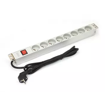 DIGITUS Professional a-19-STRIP-2-IMP - toitejaotusseade (Rack - rack-monteritav) - AC 250 V - sisendtoiteallikas - väljund